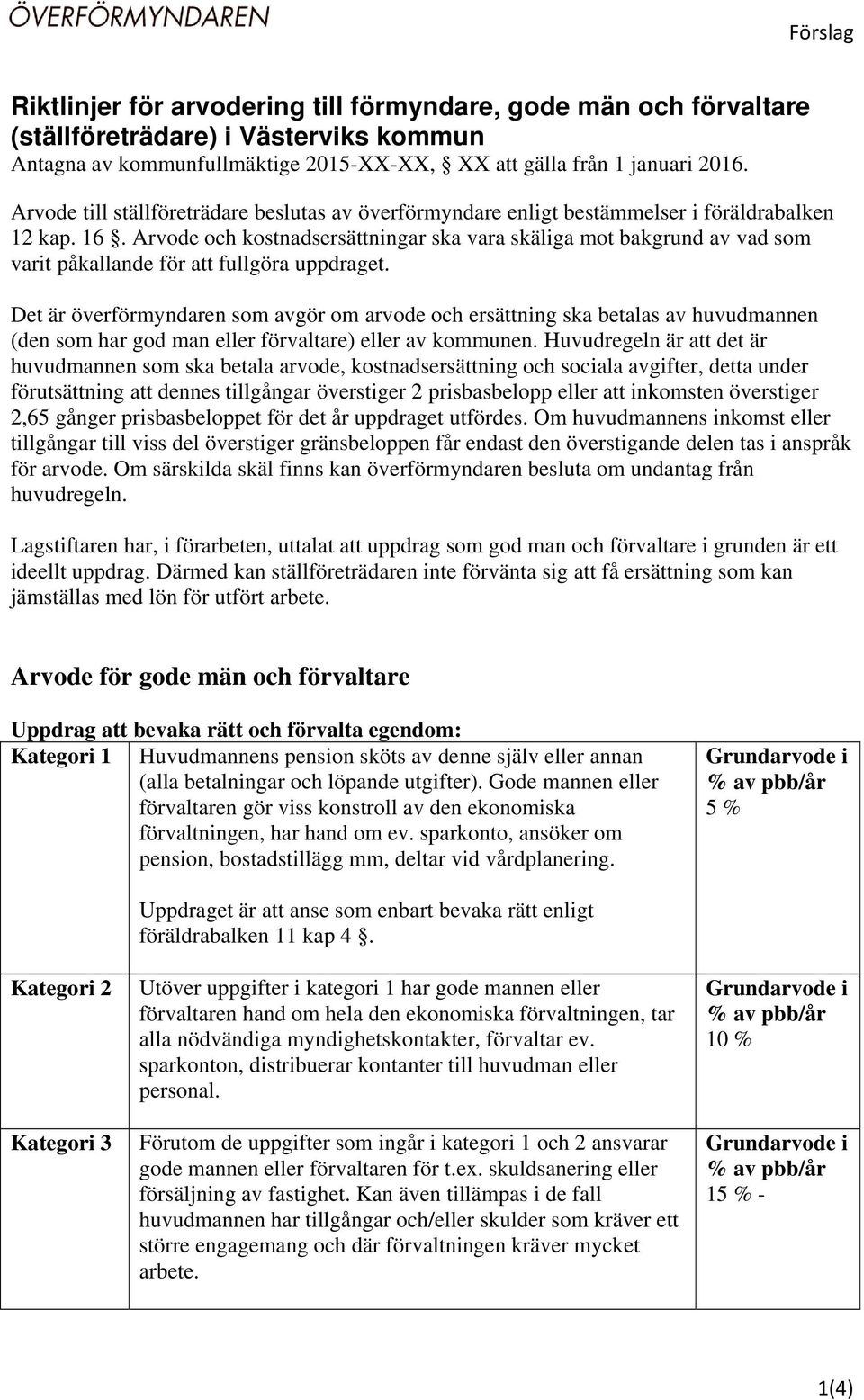 Arvode och kostnadsersättningar ska vara skäliga mot bakgrund av vad som varit påkallande för att fullgöra uppdraget.