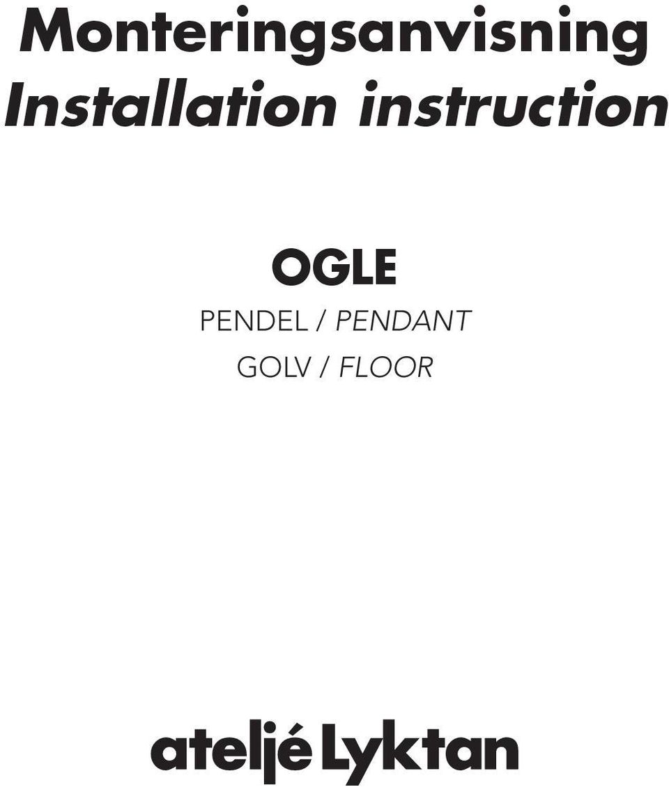instruction OGLE