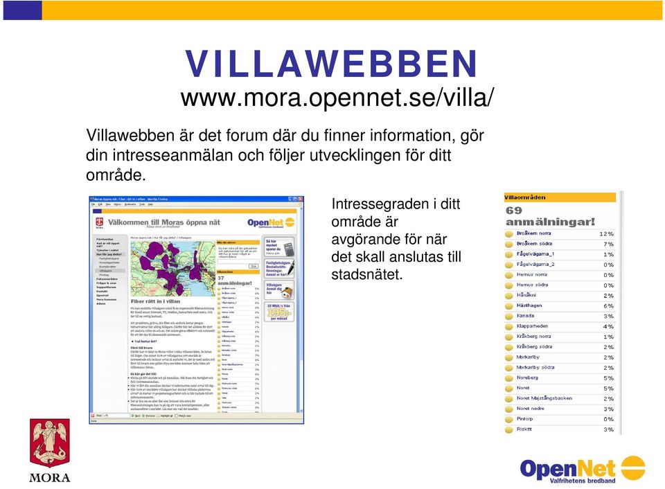 information, gör din intresseanmälan och följer utvecklingen