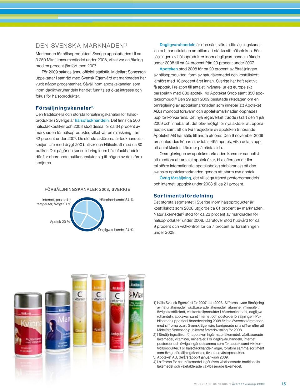 Såväl inom apotekskanalen som inom dagligvaruhandeln har det funnits ett ökat intresse och fokus för hälsoprodukter.