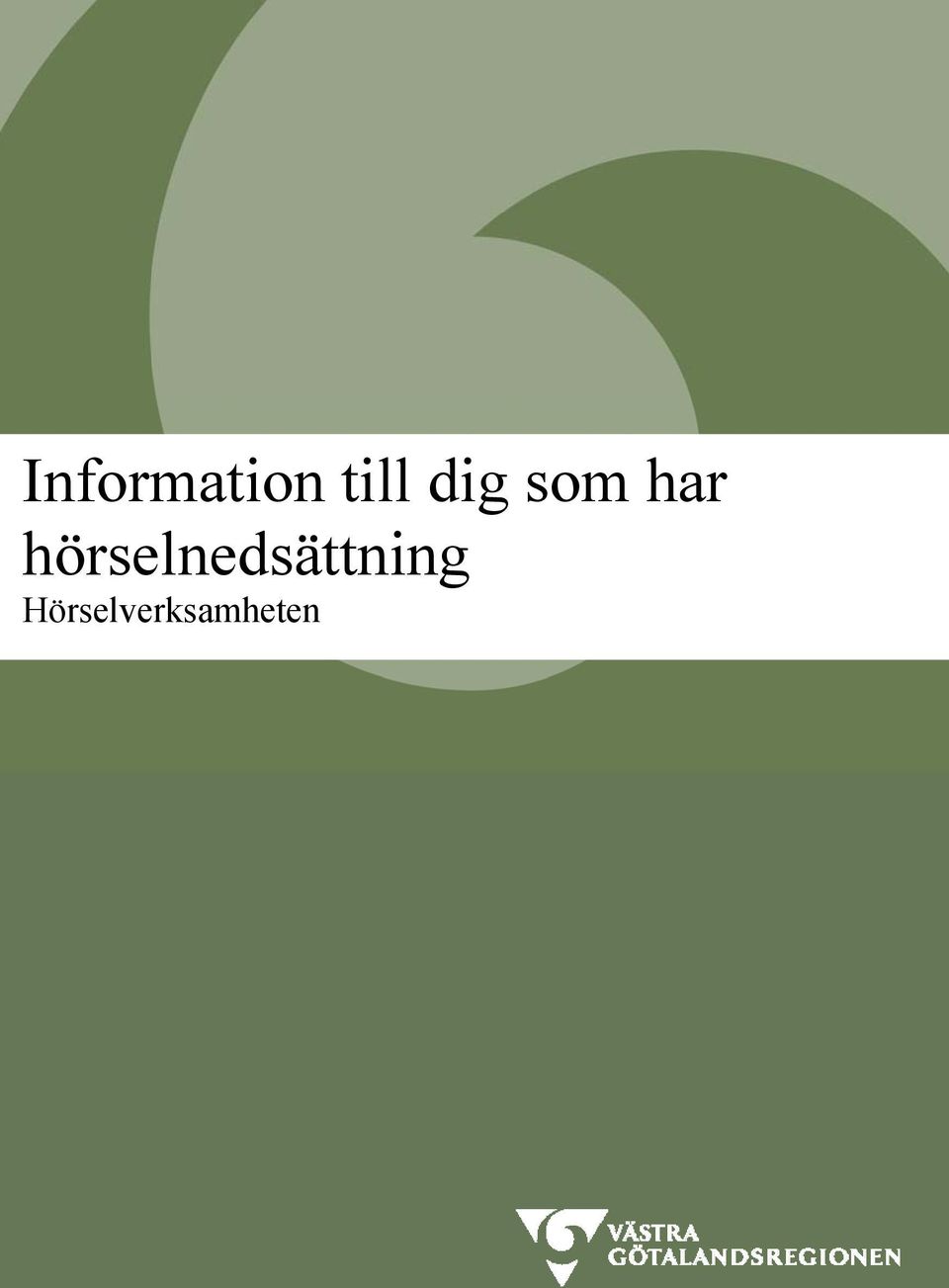 Information till dig