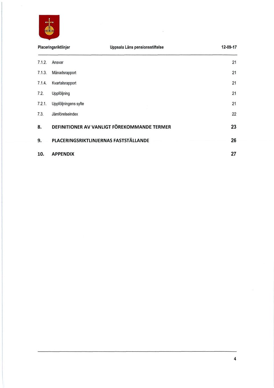 3. Jämförelseindex 22 8.
