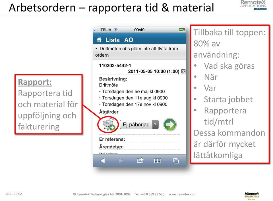 toppen: 80% av användning: Vad ska göras När Var Starta jobbet