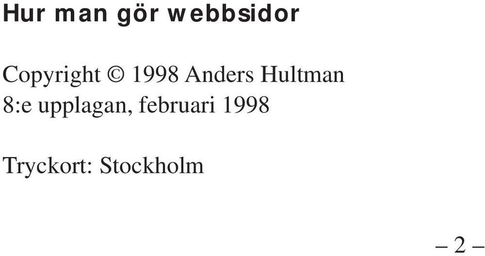 Hultman 8:e upplagan,