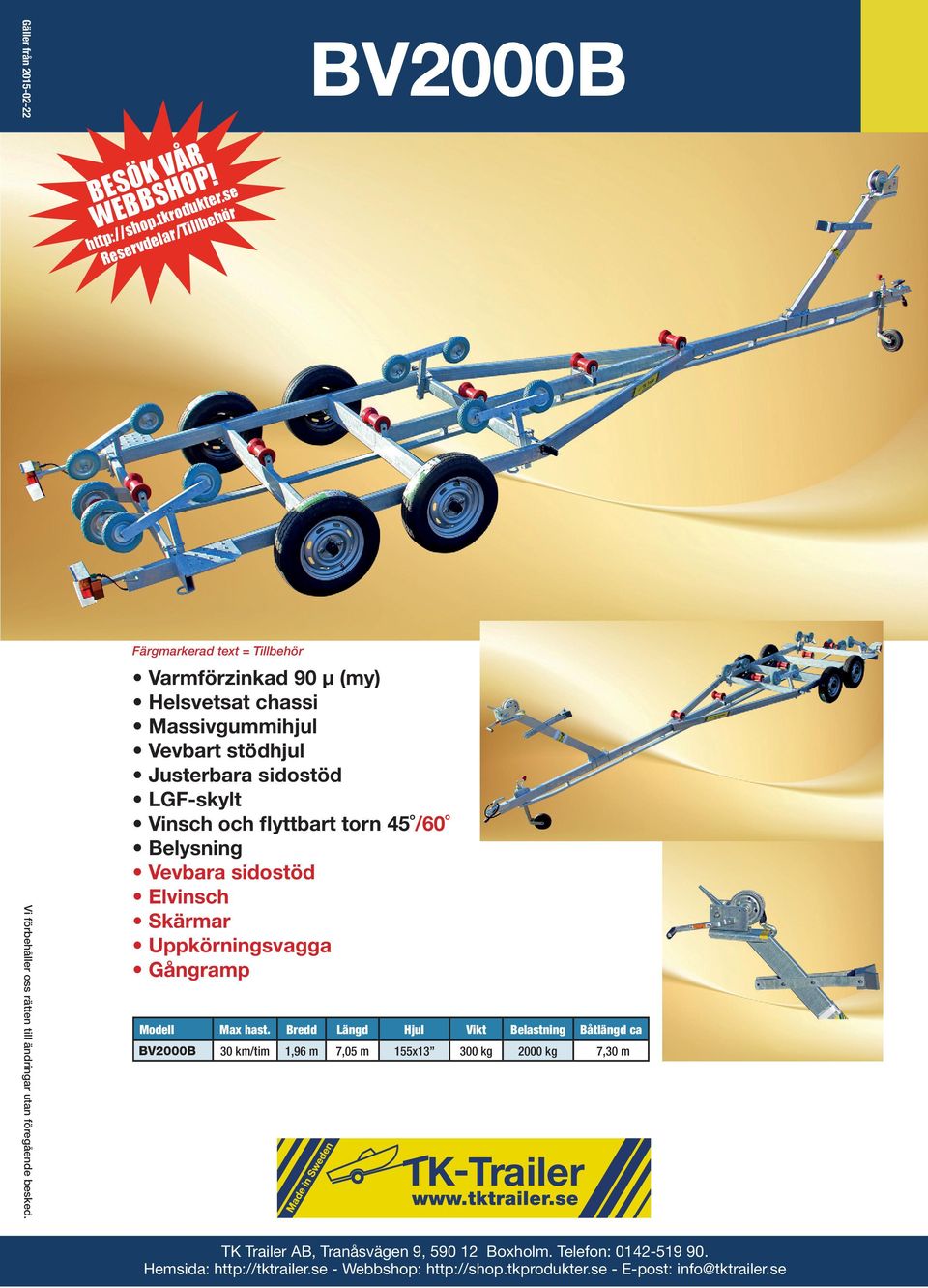 BV2000B 30 km/tim 1,96