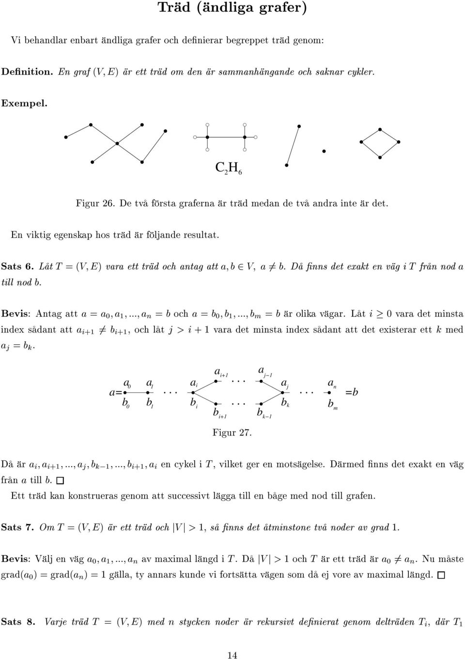 Låt i 0 vr t minst inx sånt tt i+ 6= i+, oh låt j >i+ vr t minst inx sånt tt t xistrr tt k m j = k. i+ j = 0 i 0 i i+ k j k n m = Figur 7.