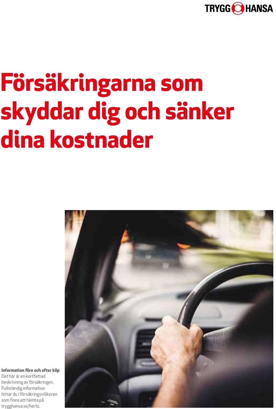 beskrivning av försäkringen.