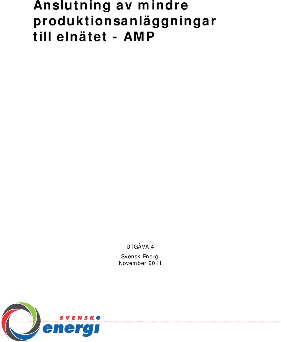 till elnätet - AMP