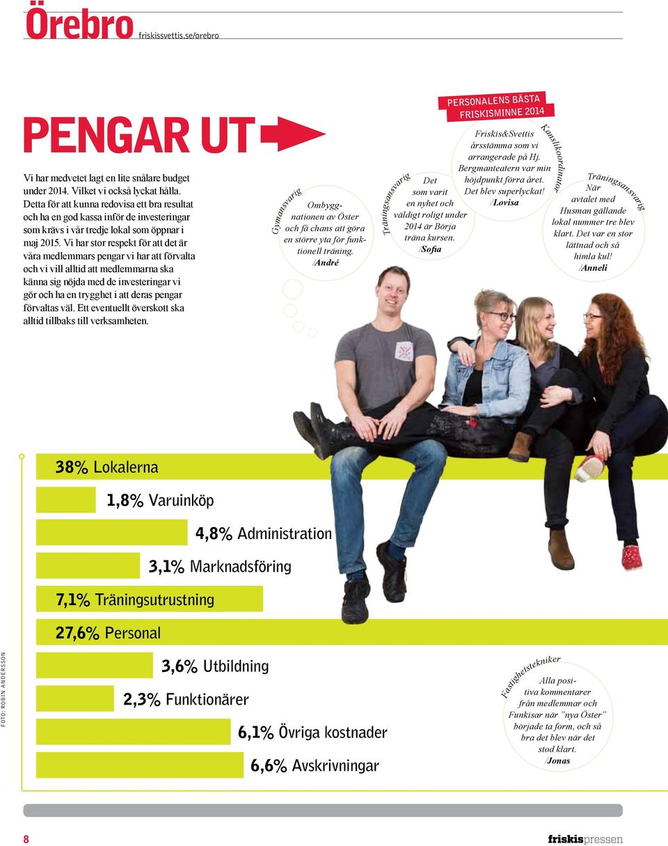 Vi har stor respekt för att det är våra medlemmars pengar vi har att förvalta och vi vill alltid att medlemmarna ska känna sig nöjda med de investeringar vi gör och ha en trygghet i att deras pengar