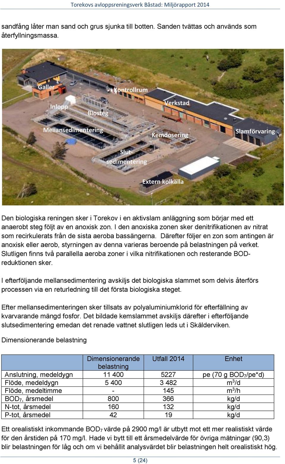 med ett anaerobt steg följt av en anoxisk zon. I den anoxiska zonen sker denitrifikationen av nitrat som recirkulerats från de sista aeroba bassängerna.