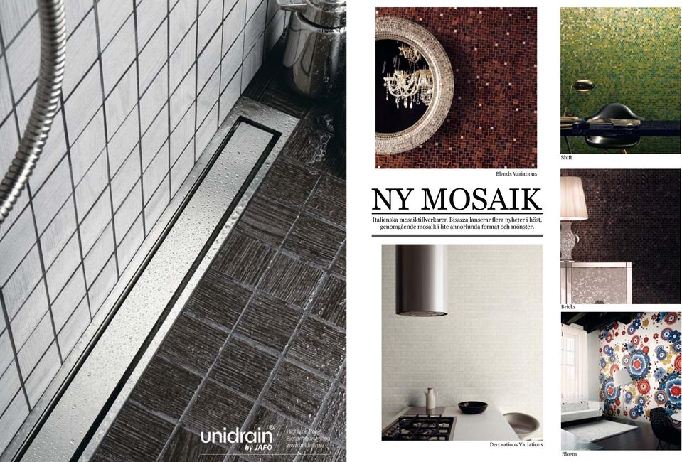 nyheter i höst, genomgående mosaik i lite