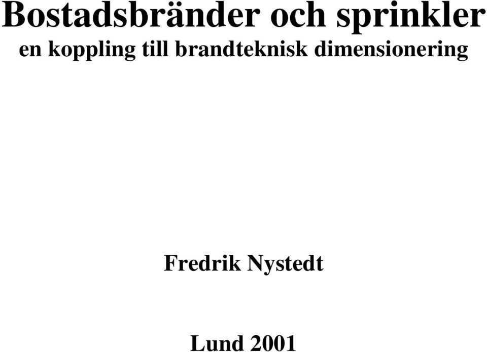 till brandteknisk