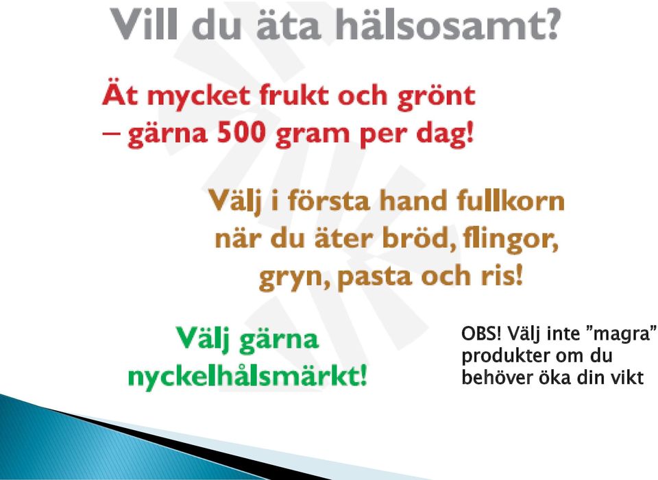 produkter om