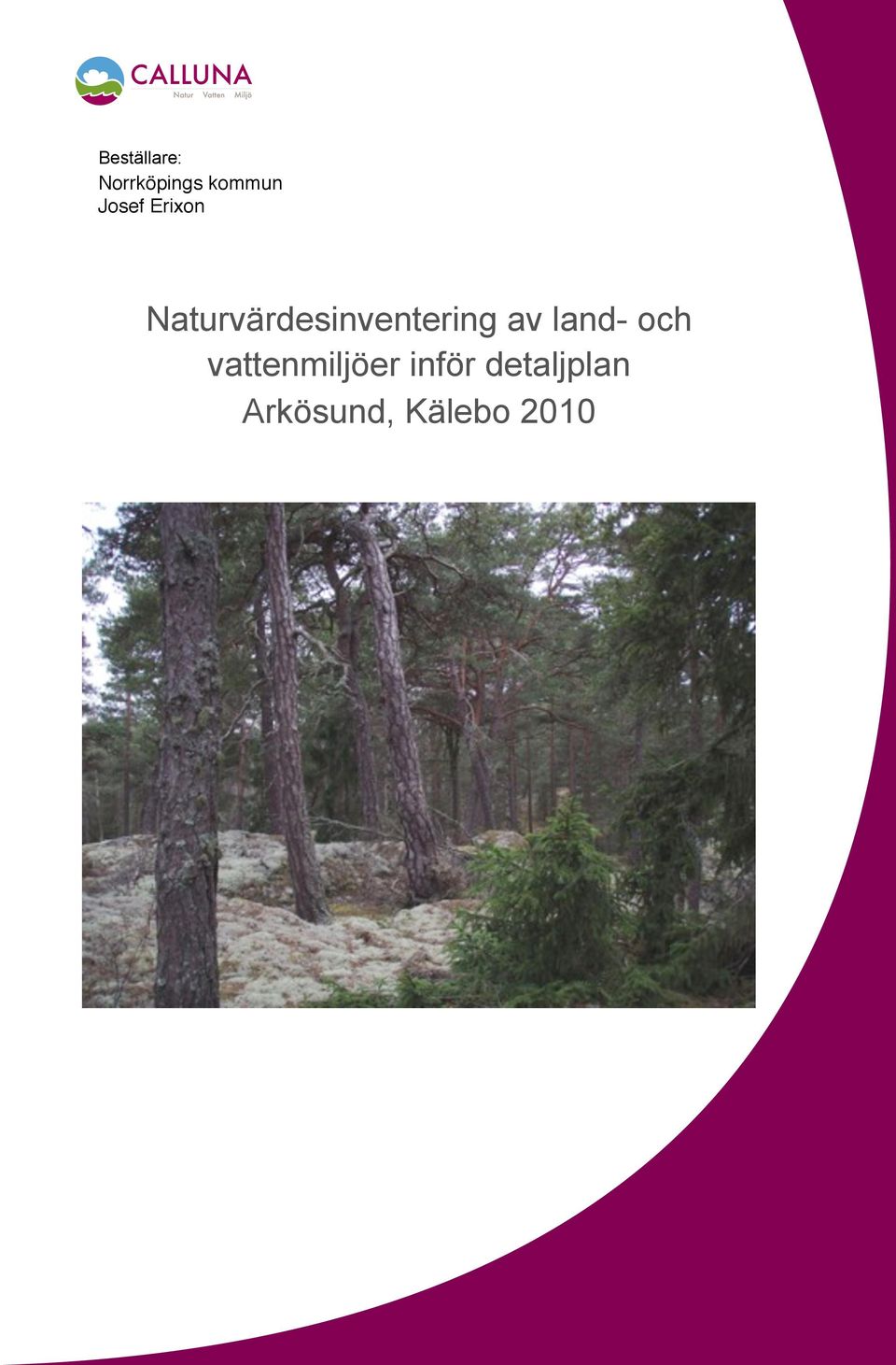 Naturvärdesinventering av land-