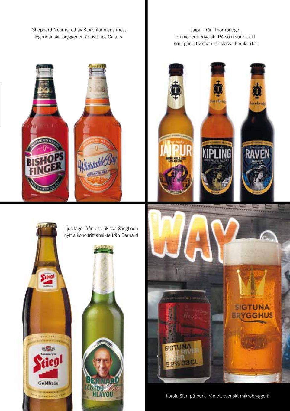 att vinna i sin klass i hemlandet Ljus lager från österikiska Stiegl och nytt