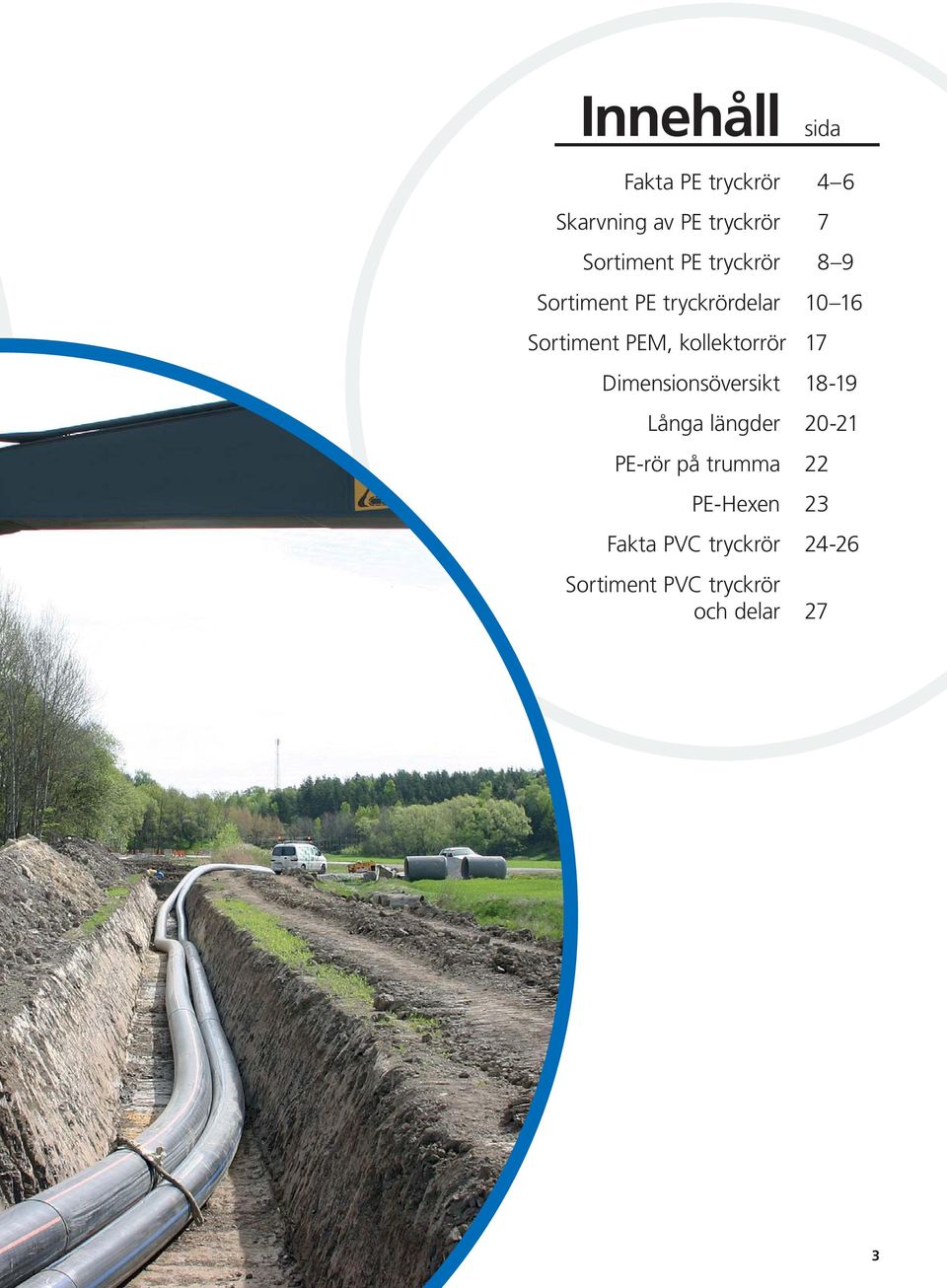 PEM, kollektorrör 17 söversikt 18-19 Långa längder 20-21 PE-rör på