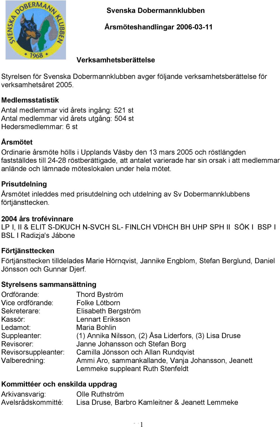 röstlängden fastställdes till 24-28 röstberättigade, att antalet varierade har sin orsak i att medlemmar anlände och lämnade möteslokalen under hela mötet.