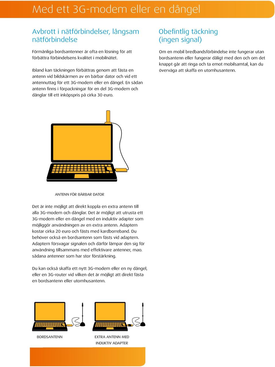 En sådan antenn finns i förpackningar för en del 3G-modem och dånglar till ett inköpspris på cirka 30 euro.