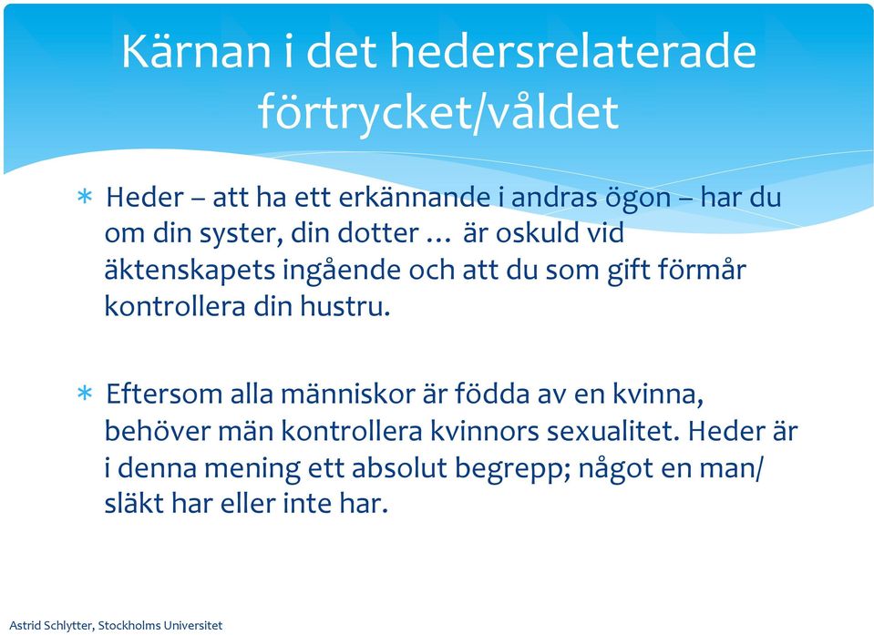 kontrollera din hustru.