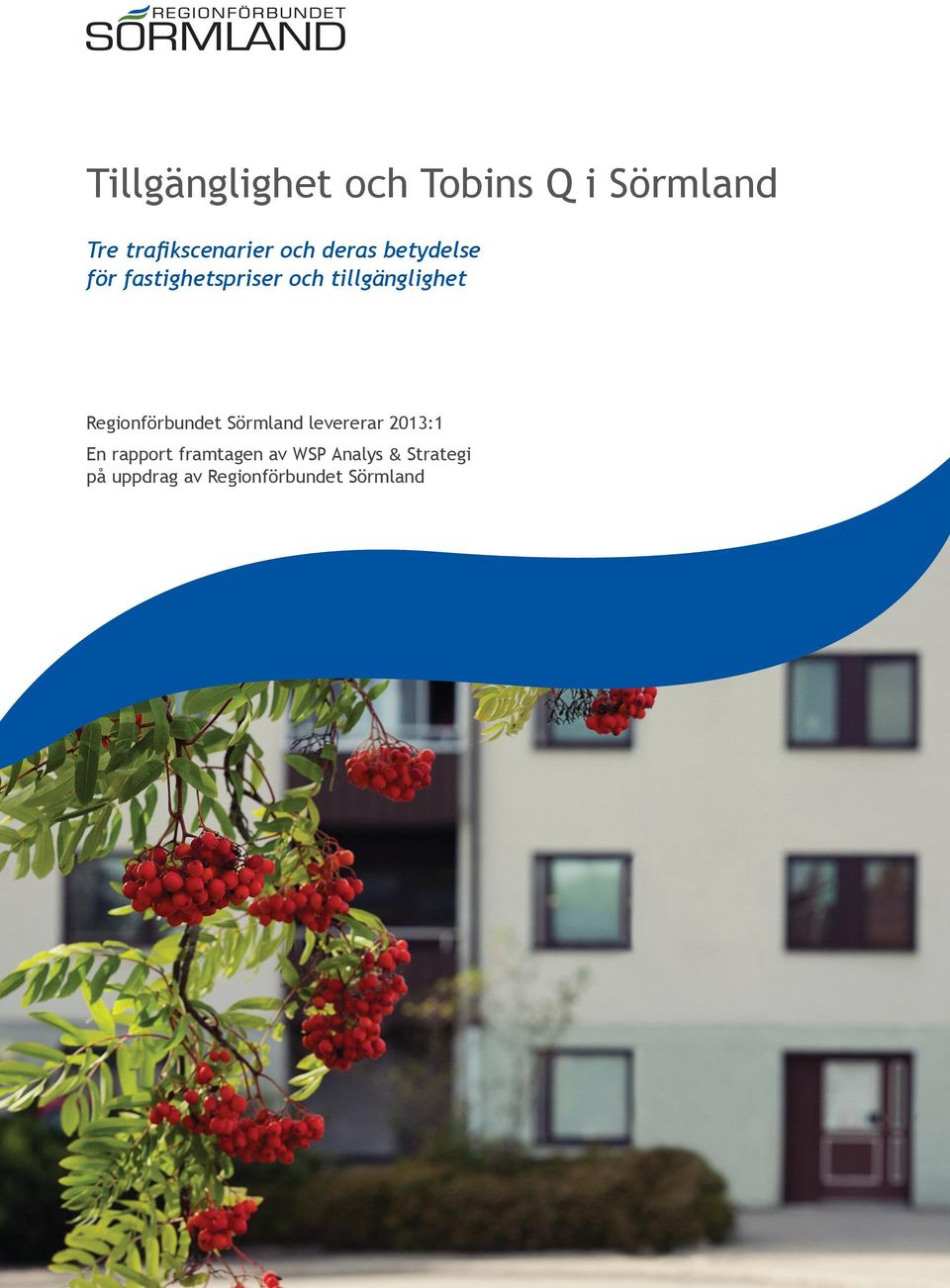 Regionförbundet Sörmland levererar 2013:1 En rapport
