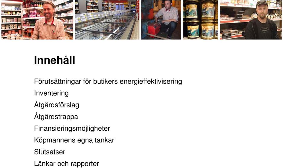 Åtgärdstrappa Finansieringsmöjligheter g