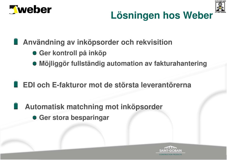 automation av fakturahantering EDI och E-fakturor mot de