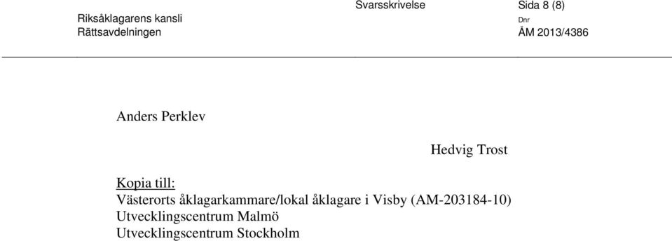 åklagarkammare/lokal åklagare i Visby