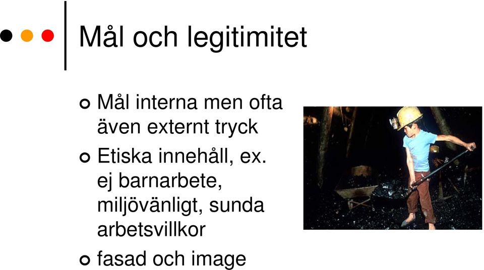 innehåll, ex.