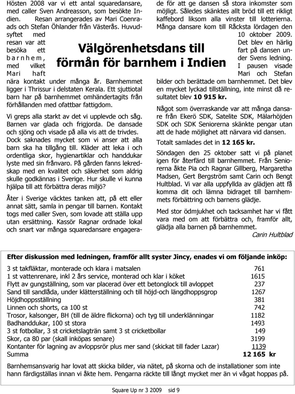 Ett sjuttiotal barn har på barnhemmet omhändertagits från förhållanden med ofattbar fattigdom. Vi greps alla starkt av det vi upplevde och såg. Barnen var glada och frigjorda.