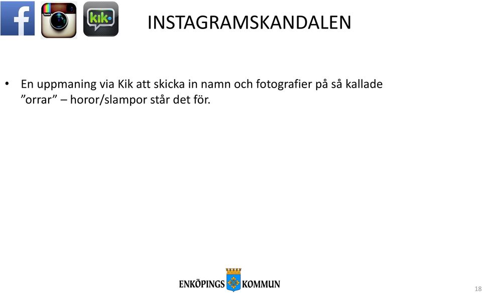 fotografier på så kallade orrar