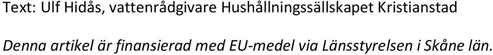 Denna artikel är finansierad med