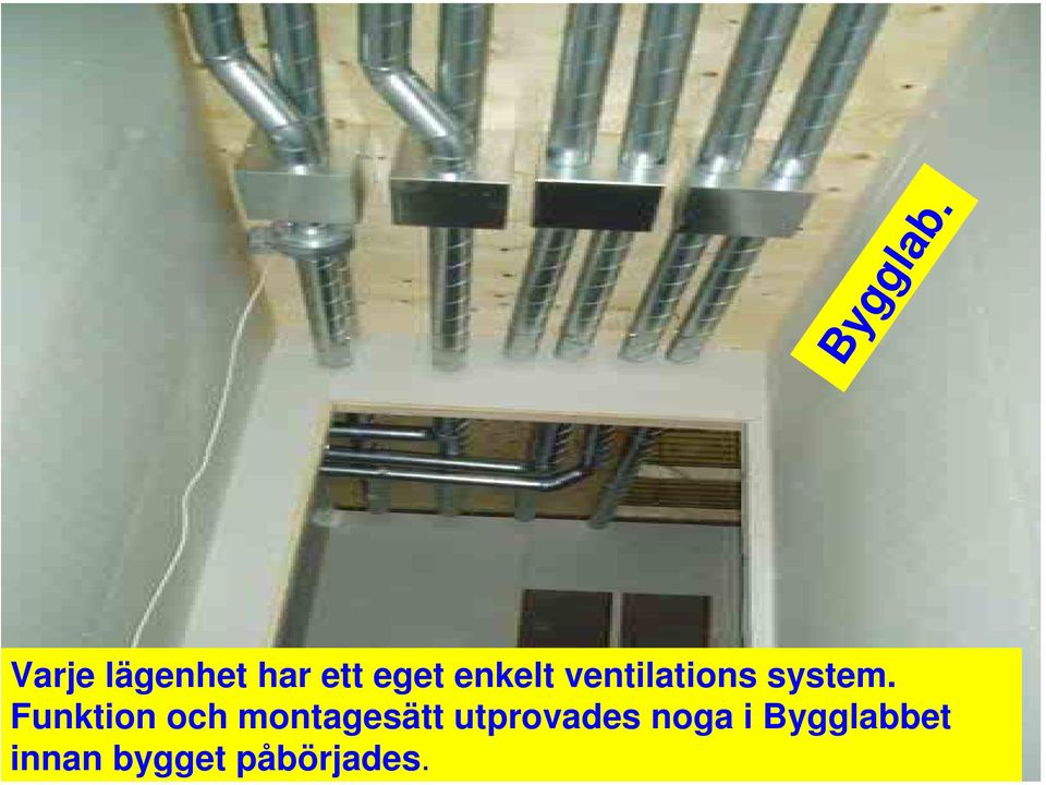 ventilations system.