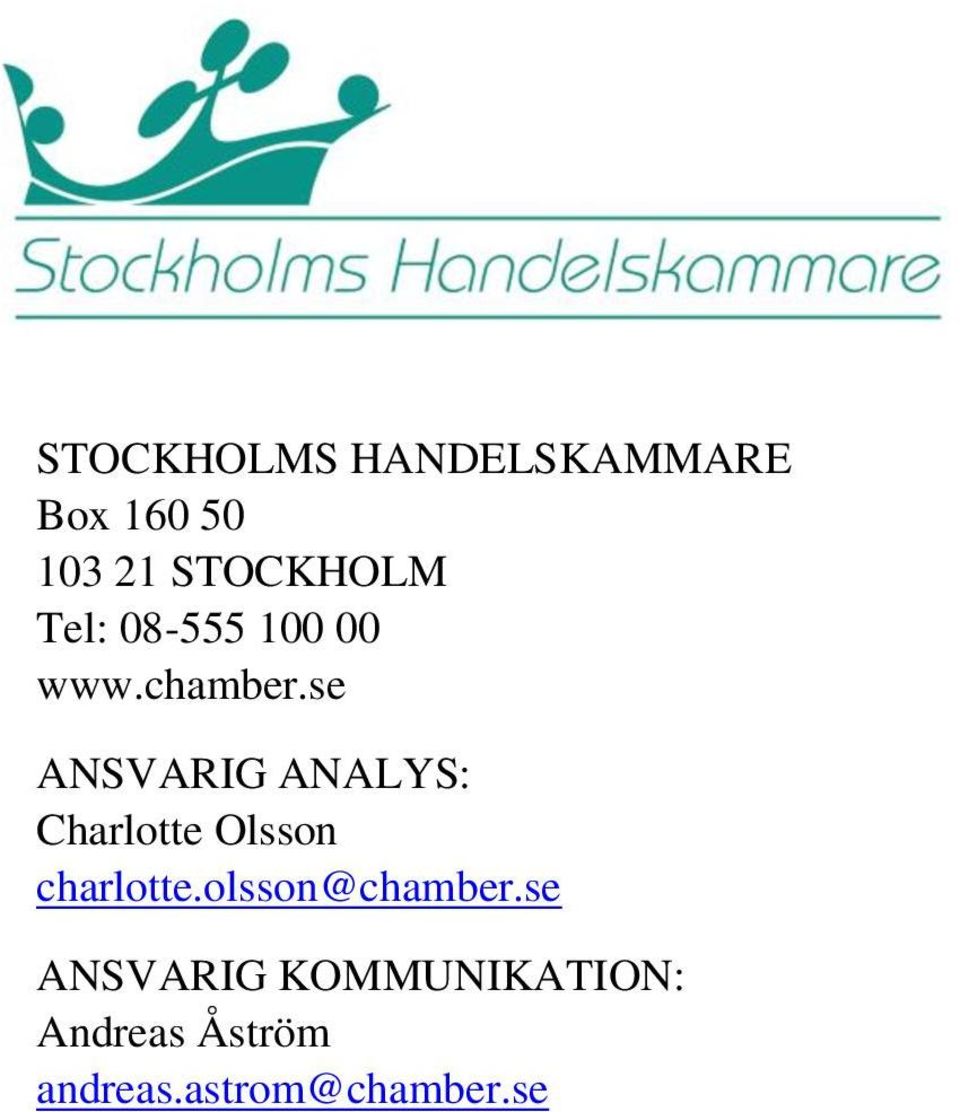 se ANSVARIG ANALYS: Charlotte Olsson charlotte.