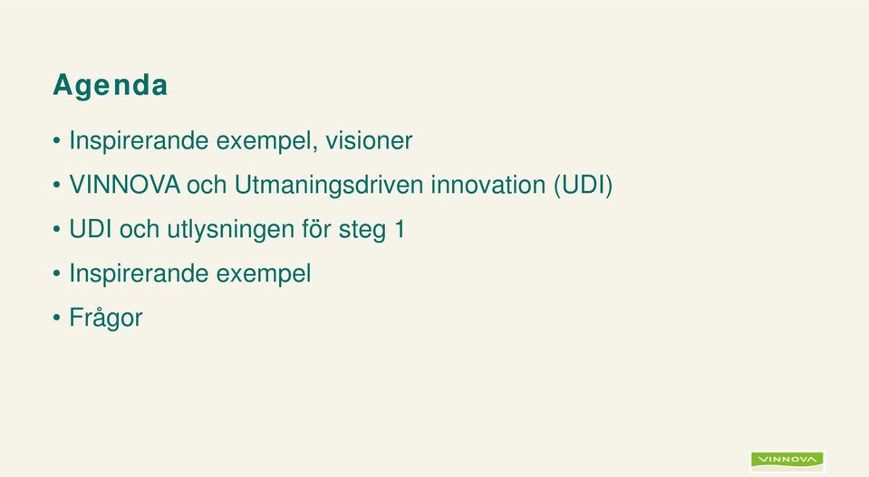 Utmaningsdriven innovation (UDI)