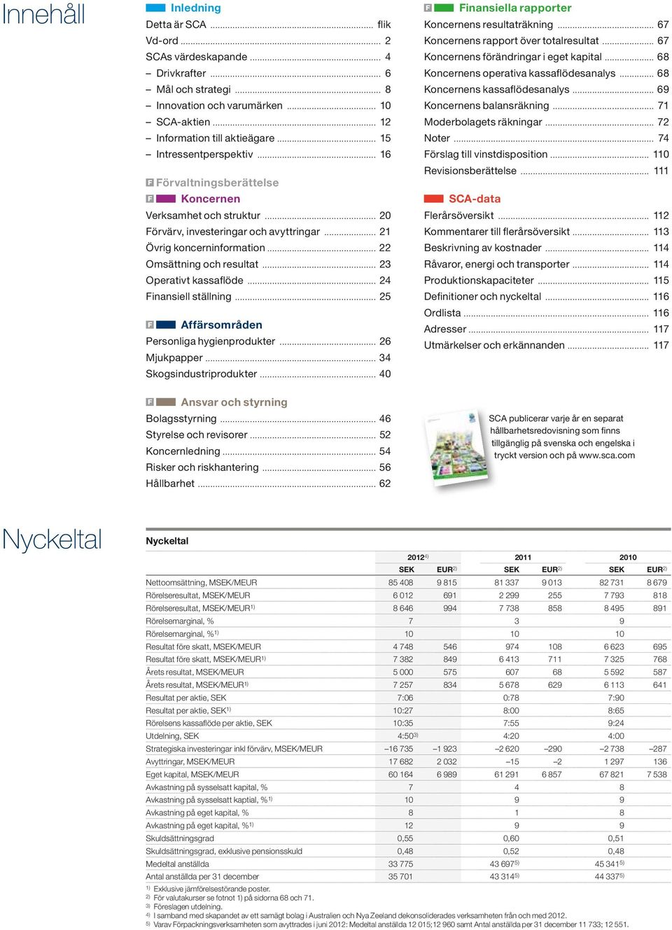 .. 23 Operativt kassaflöde... 24 Finansiell ställning... 25 F Affärsområden Personliga hygienprodukter... 26 Mjukpapper... 34 Skogsindustriprodukter.
