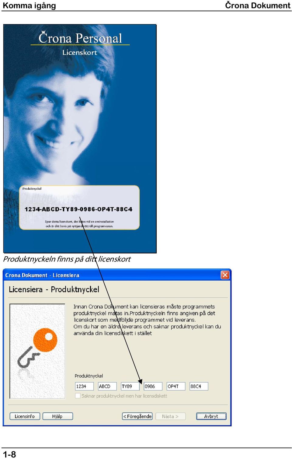 Produktnyckeln