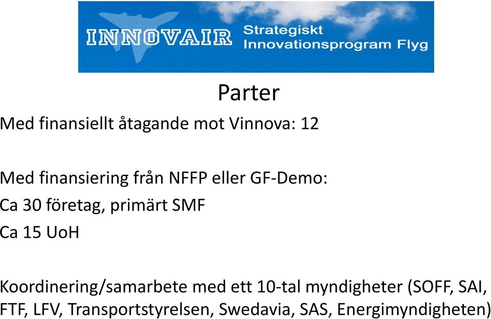 SMF Ca 15 UoH Koordinering/samarbete med ett 10-tal