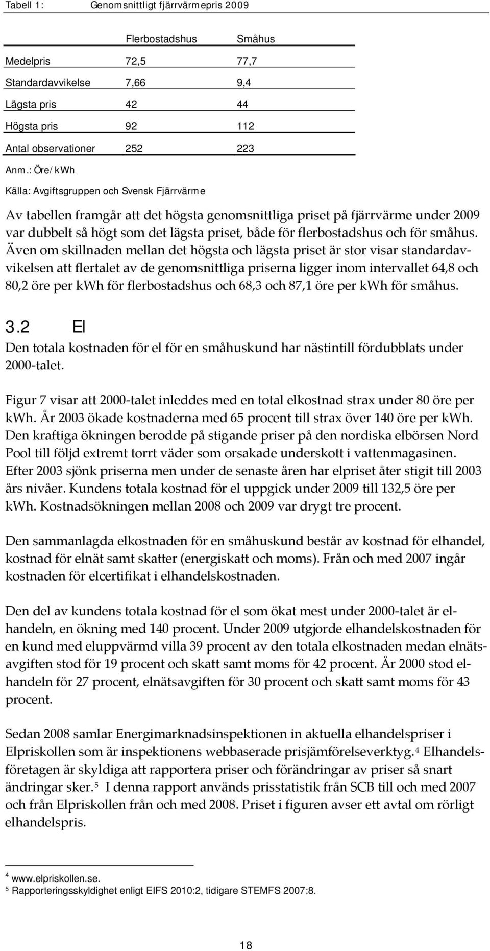 flerbostadshus och för småhus.
