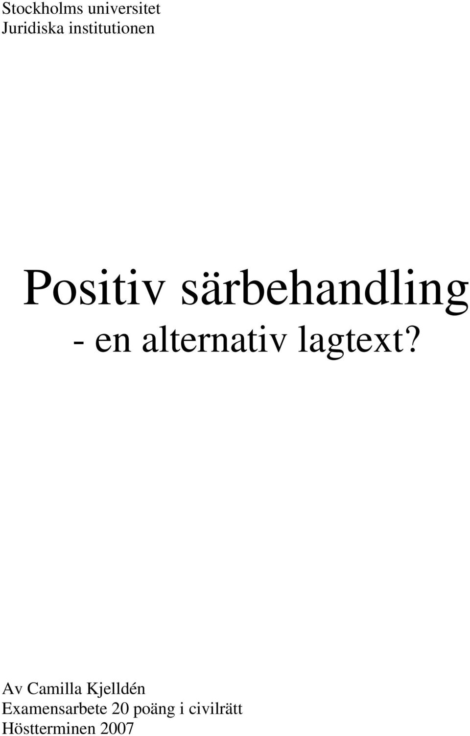 alternativ lagtext?