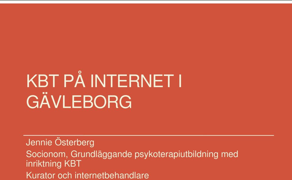 psykoterapiutbildning med