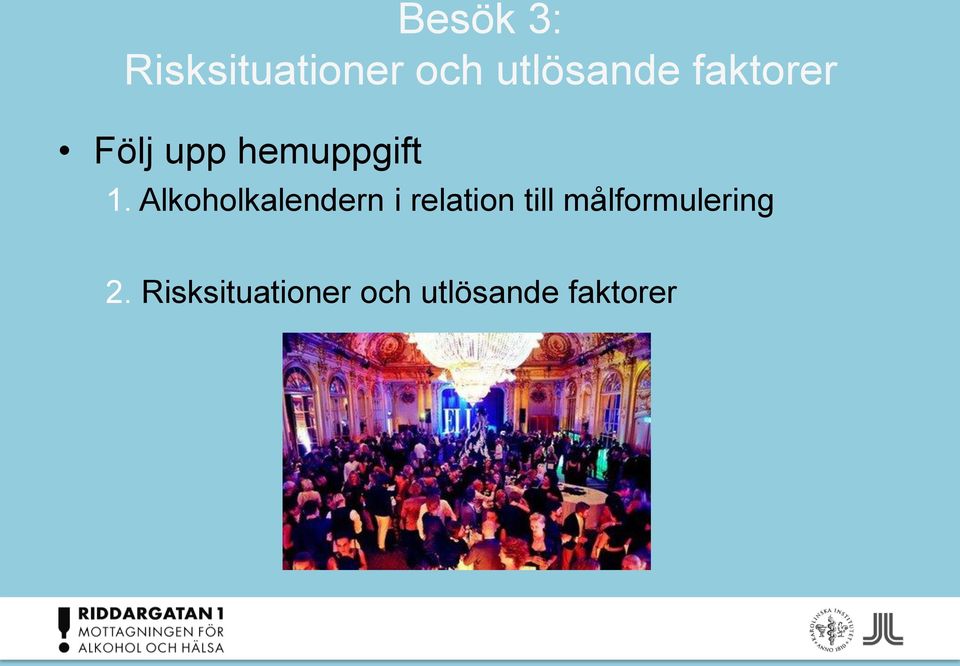 Alkoholkalendern i relation till