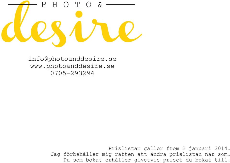 se 0705-293294 Prislistan gäller from 2 januari