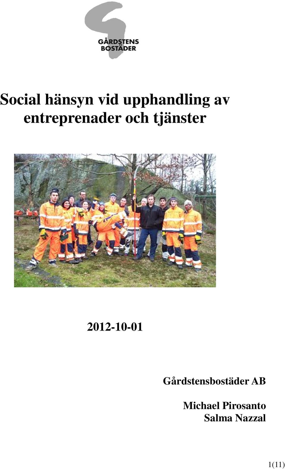 2012-10-01 Gårdstensbostäder AB