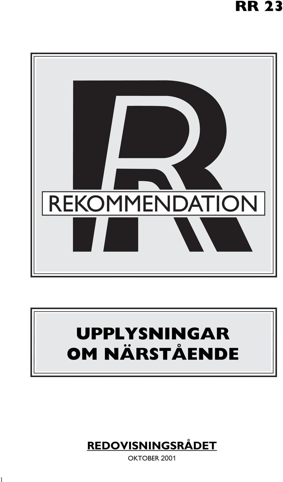 NÄRSTÅENDE