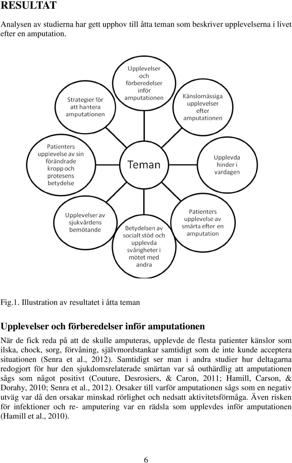 förvåning, självmordstankar samtidigt som de inte kunde acceptera situationen (Senra et al., 2012).