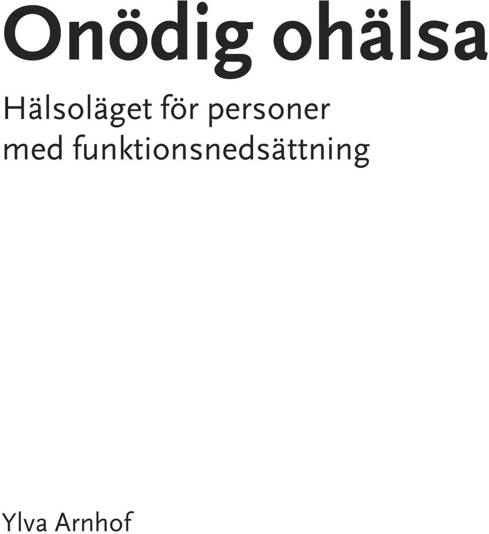 personer med