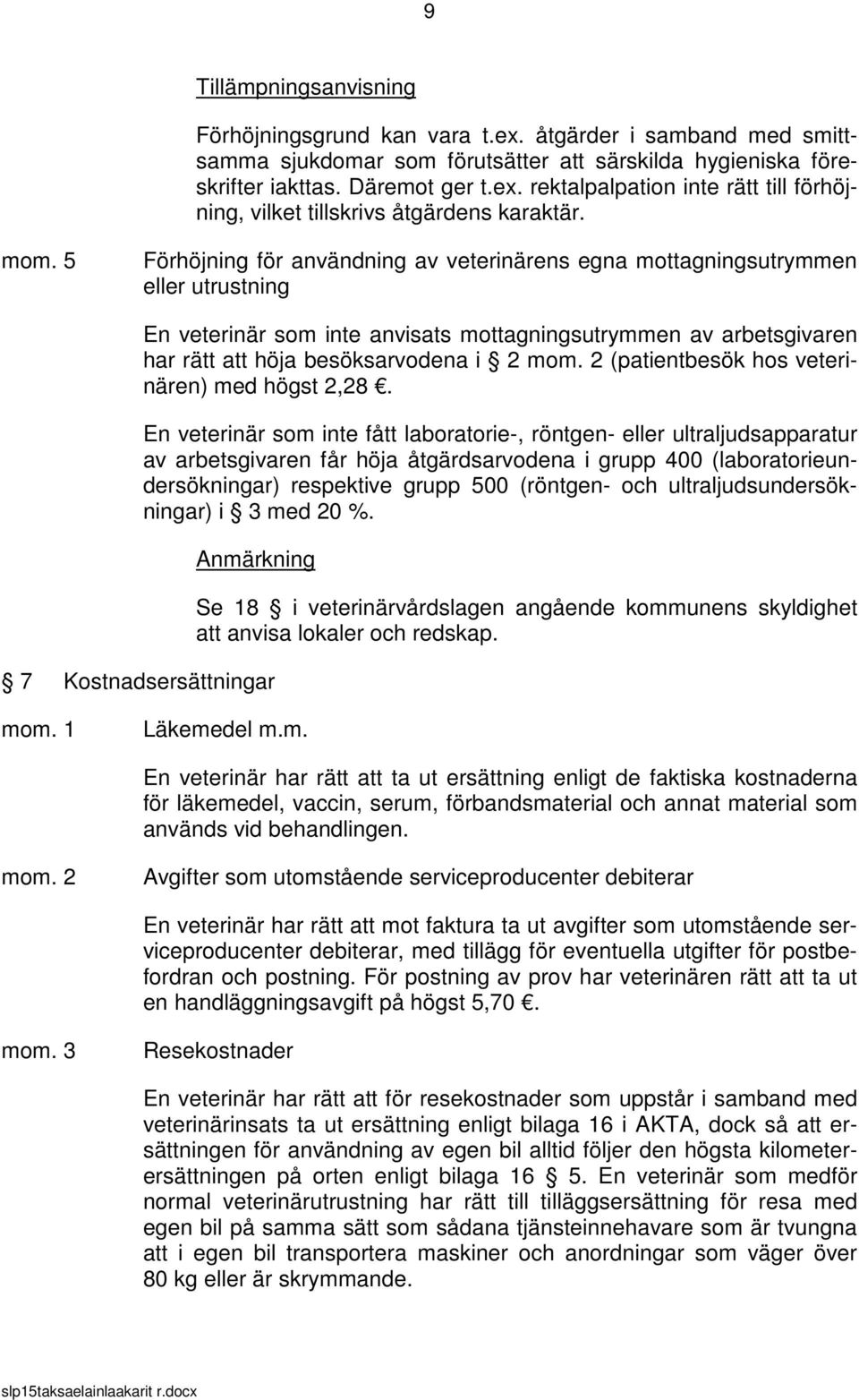 2 (patientbesök hos veterinären) med högst 2,28.