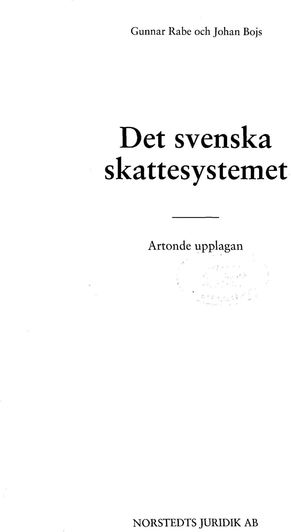 skattesystemet Artonde
