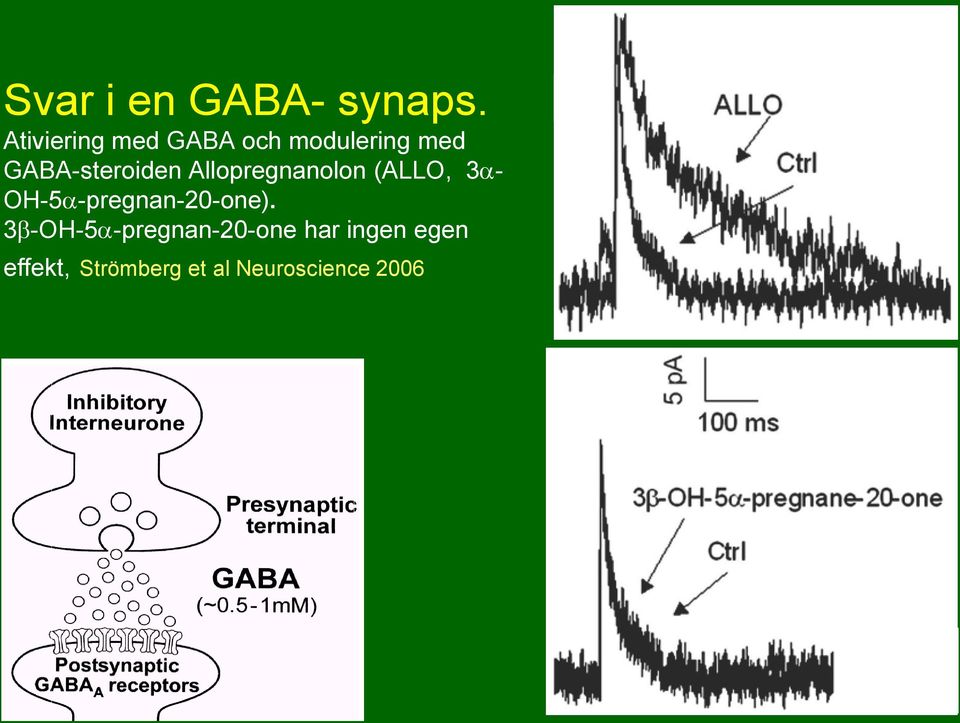 GABA-steroiden Allopregnanolon (ALLO, 3 - OH-5