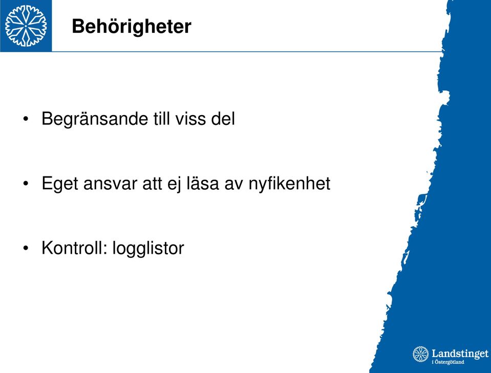 ansvar att ej läsa av